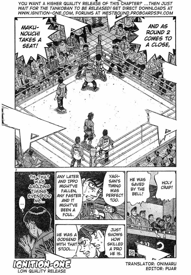Hajime no Ippo: Fighting Spirit, Chapter 735 image 02